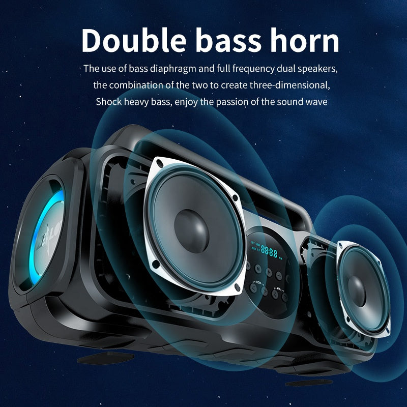 IPX5 Portable Music Center Acoustic System Subwoofer Speaker